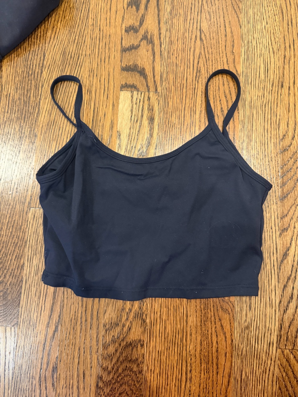Target Black Cropped Tank Top
